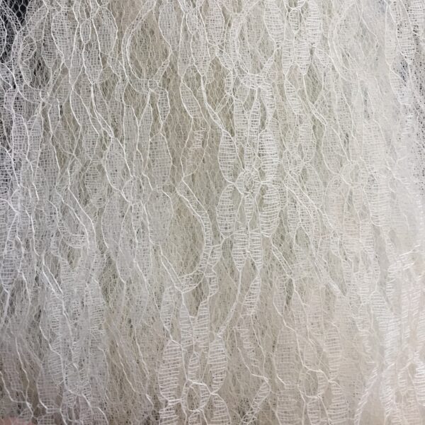 Off White, Lace, 120" x 15" Runner