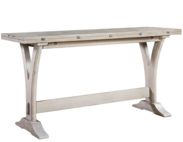 Grey Flip Top Console Table