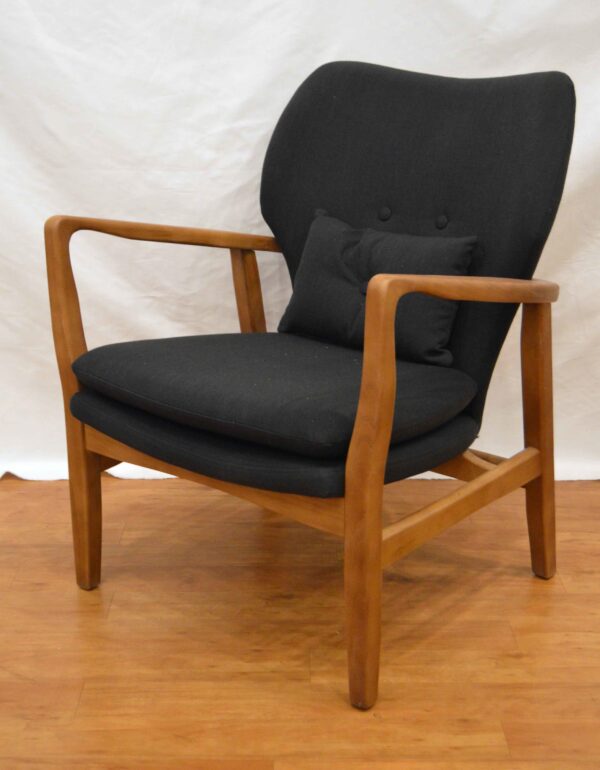 Mid Century Modern Black Chair