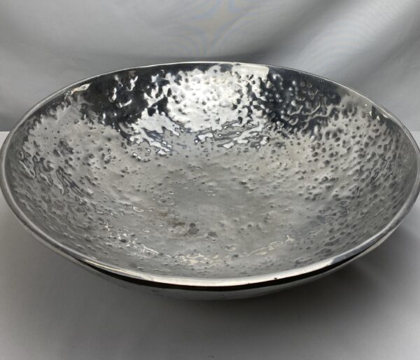 Hammered Round Bowl - Large 17"