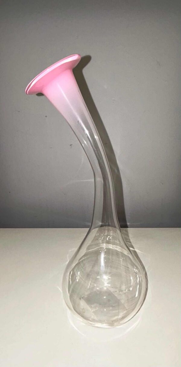 Pink Curved Flower Budvase