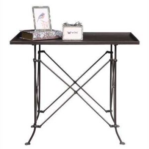 Metal Bronze Accent Table - 31L x 20W x 27H
