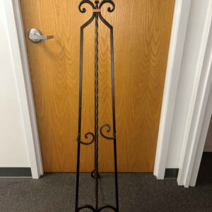 Black and Gold Easel 4 ft.