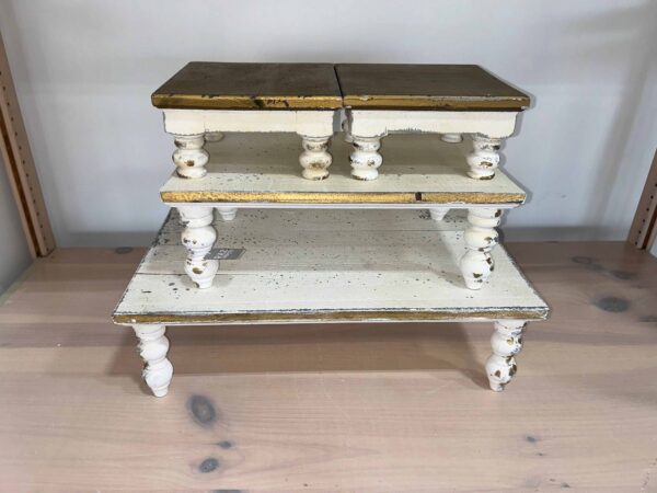 Distressed Wooden Riser/Stand 20"x11"