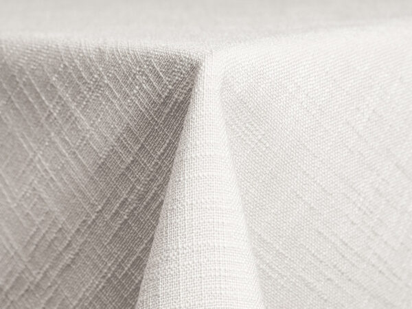 White Panama 132" Linen