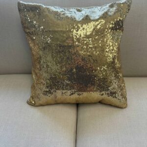 Gold Sequin Pillows - Small Sequins
