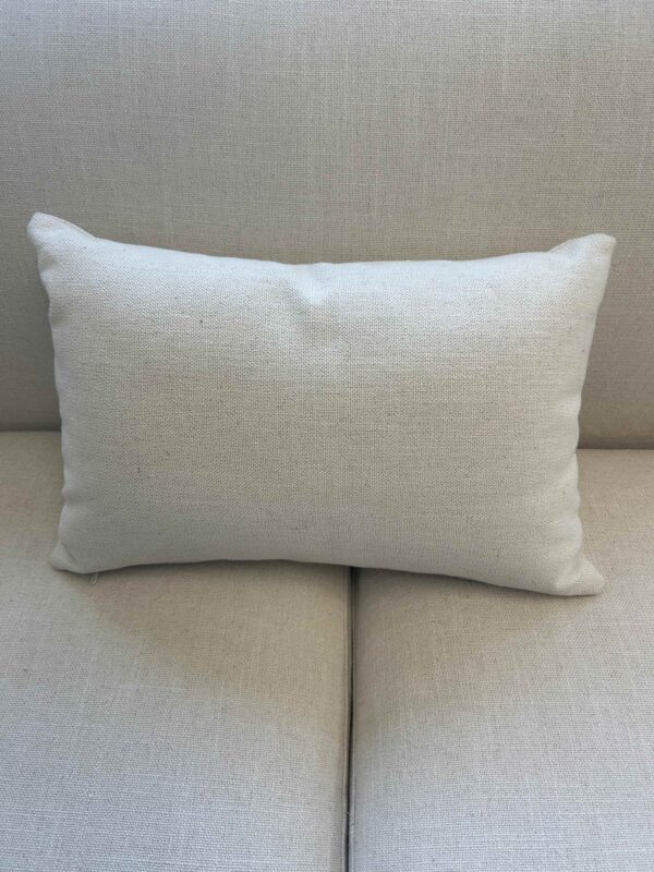 Kate and Ashley Small White Pillow