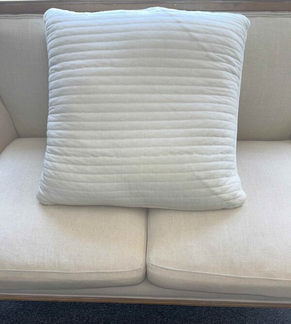 Large White Cotton Pillow