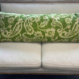 Long Green Printed Pillow