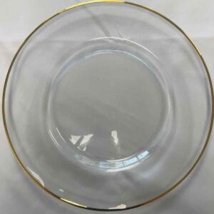 Aria Charger Smooth Gold Rim 13"