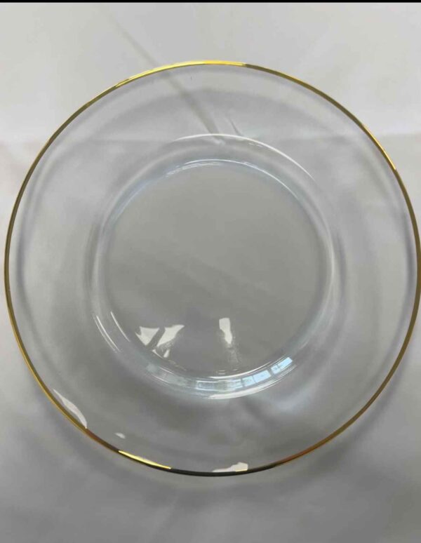 Aria Charger Smooth Gold Rim 13"
