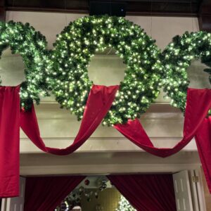 3 Wreaths with Satin Fabric Wrapped