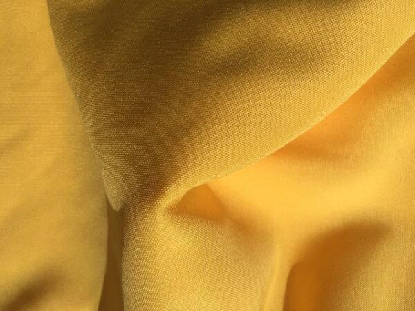 132" Gold Yellow, Round Polyester Tablecloth