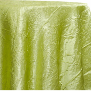 132" Lime Green Crush, Round Tablecloth