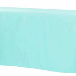 90"x156" Tiffany Blue, Polyester Tablecloth