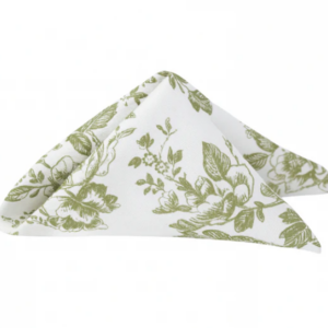 Green Flores 20"x20" Napkin