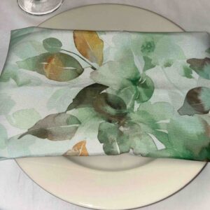 Green Floral Napkin