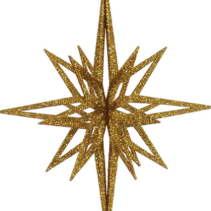 Gold Star Ornament 12" Tall